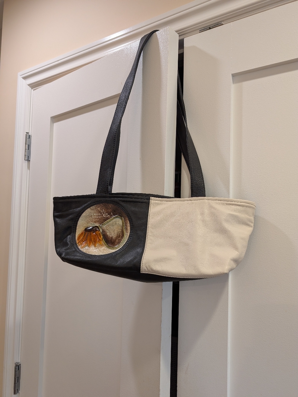 Artisan Made Leather Baguette Shoulder Bag